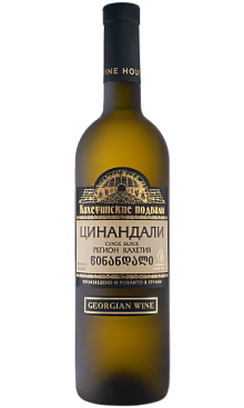 Кахетинские Подвалы Цинандали (Матовая бут) белое сухое