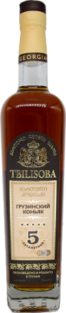 Тбилисоба Грузинский коньяк пятилетний  Тбилисоба Грузинский коньяк пятилетний