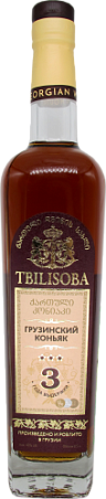 Тбилисоба Грузинский коньяк трёхлетний